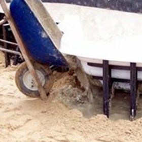 Adding Cement — Kalamazoo, MI — Mark’s Pool Services LLC Adding Cement — Kalamazoo, MI — Mark’s Pool Services LLC
