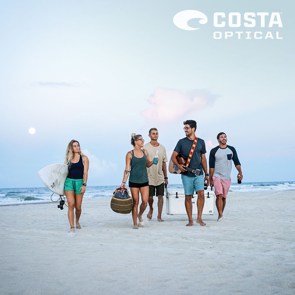 Summer eyeglass - Group of People Wearing Eye Sunglasses in the Beach  in Virginia Beach VA