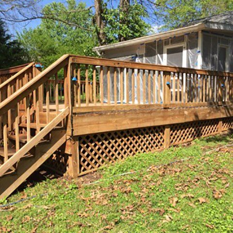 Wood Deck Renewal - Before