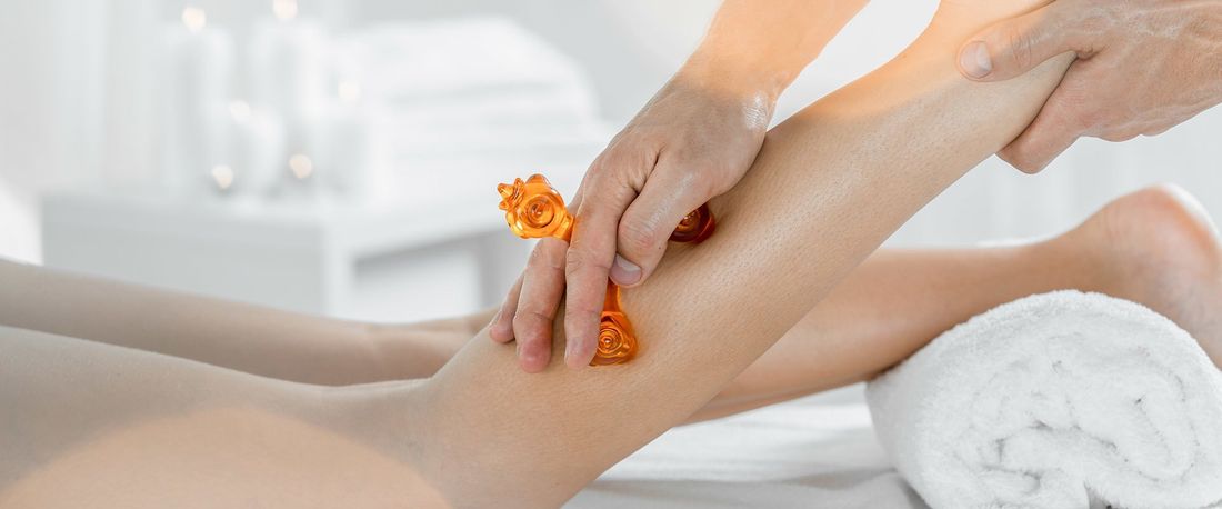 massaggio alle gambe