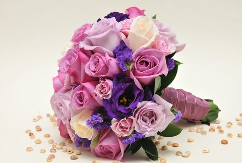 Bouquet di rose rosa