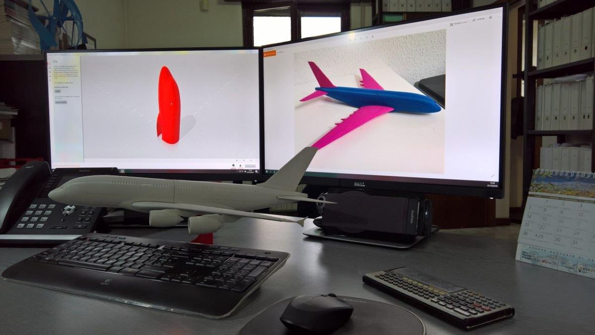 Aereo stampato 3D