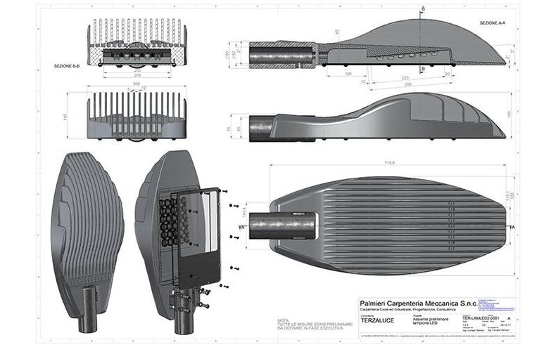 lampione a LED