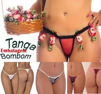Bombom Surpresa - C/ Calcinha Fio Dental, Sexy e Perfumad