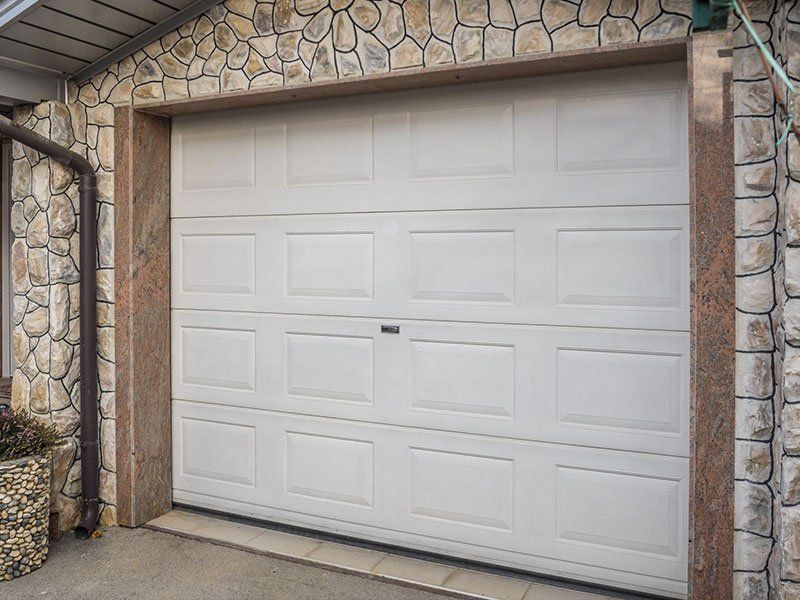 Business Property Door — White Garage Door in Lomita, CA