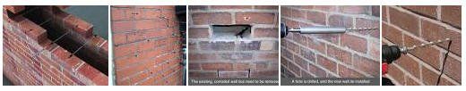Damaged walls