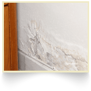 Damaged internal decorations