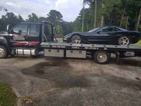 Tow Company — Black Car Towed in Greenville, NC Tow Company — Black Car Towed in Greenville, NC