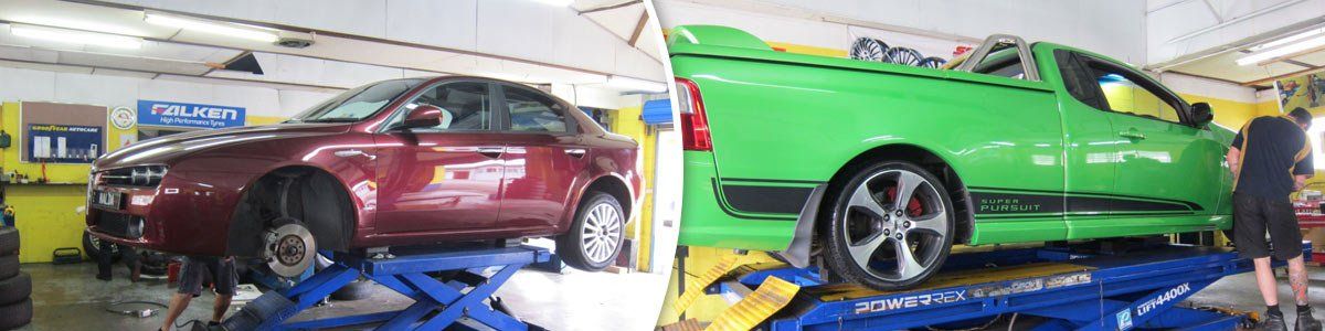 Vehicles receiving car inspections in Gold Coast