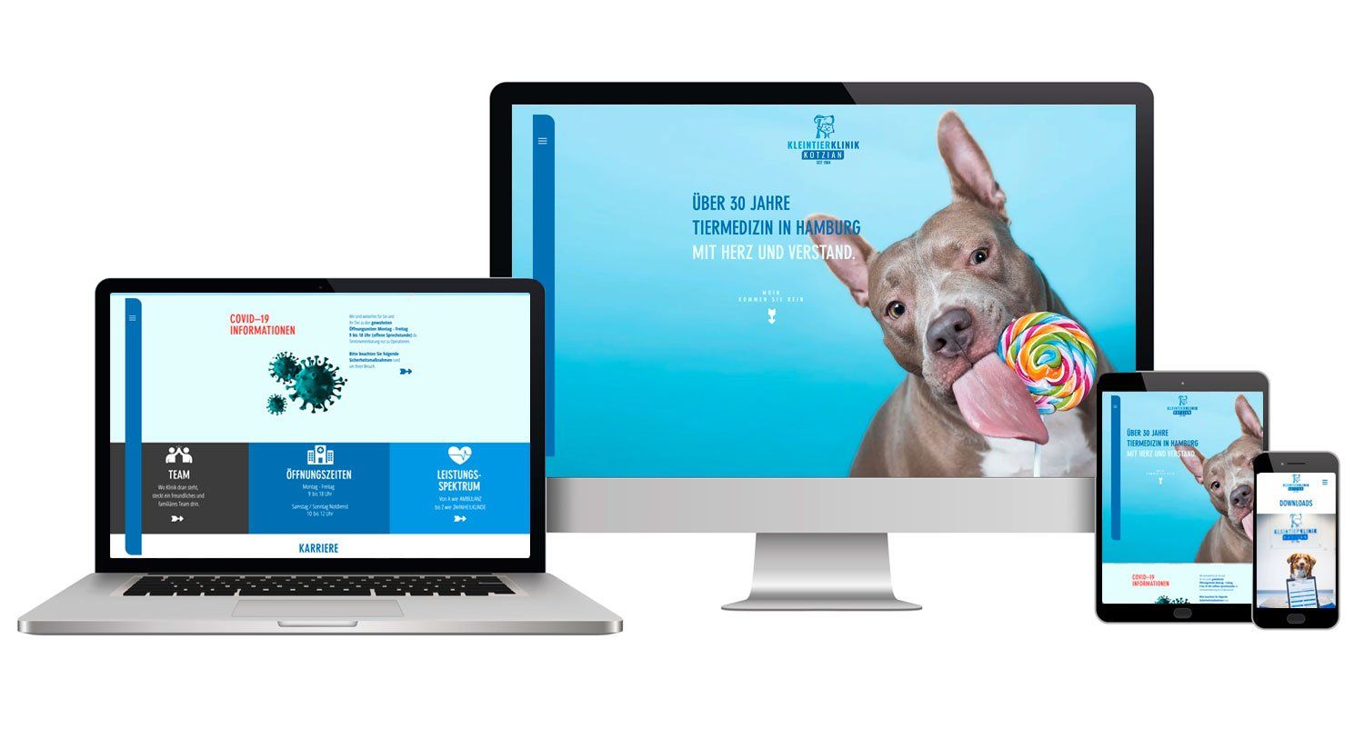Tierarzt Webseite Homepage