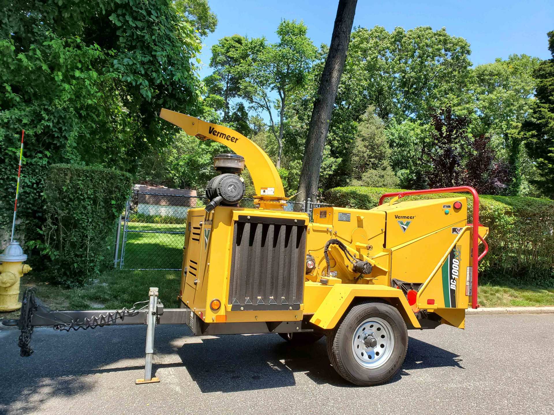 Yellow Machine — Long Island, NY — Bamboo Removal and Landscaping Design in Long Island by Jose Benitez