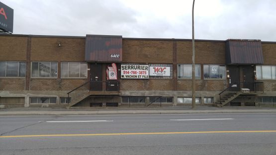 Devanture de l'entreprise Serruriers Vachon-Bouffard.