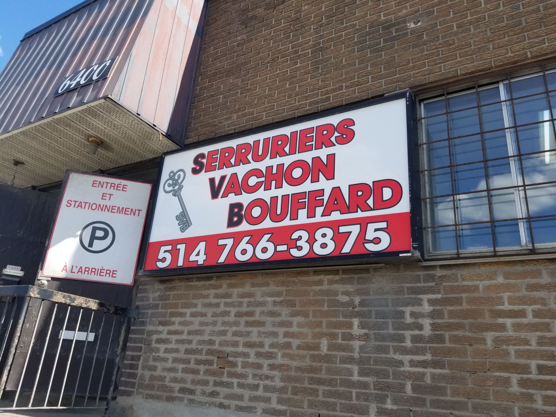 Enseigne de Serruriers Vachon-Bouffard