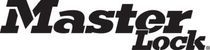Logo Master Lock en texte noir.