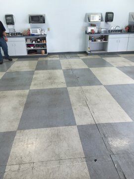 Before Strip and Waxing Service by Avalanche Commercial Cleaning in Holmes County, Ohio Before Strip and Waxing Service by Avalanche Commercial Cleaning in Holmes County, Ohio