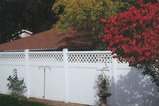 Fencing Contractor — Tall PVC Fence in Grand Rapids, MI