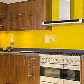 A renovated kitchen by Birkdale Glass