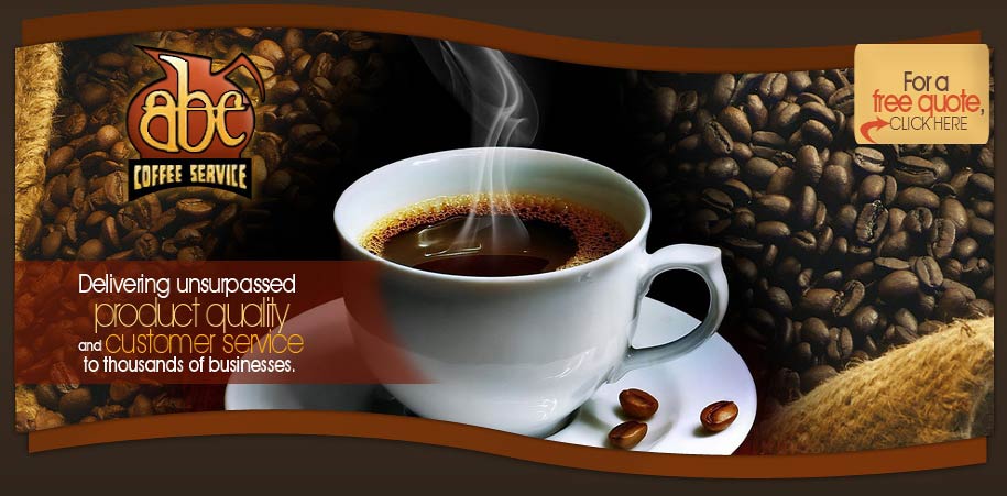 ABC Coffee Service - delivering unsurpassed product quality and customer service to thousands of businesses. ABC Coffee Service - delivering unsurpassed product quality and customer service to thousands of businesses.