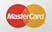 Mastercard logo: overlapping red and orange circles with