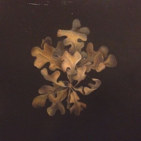 Leaf Number 10, 12 inches by 12 inches, Oil on Panel
