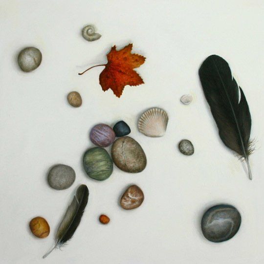 Crow, 2017, 30 inches by 30 inches,oil on panel