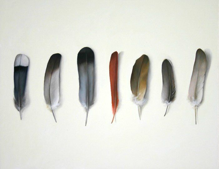 Nest Number 13, 2018,11 inches by 14 inches, oil on panel