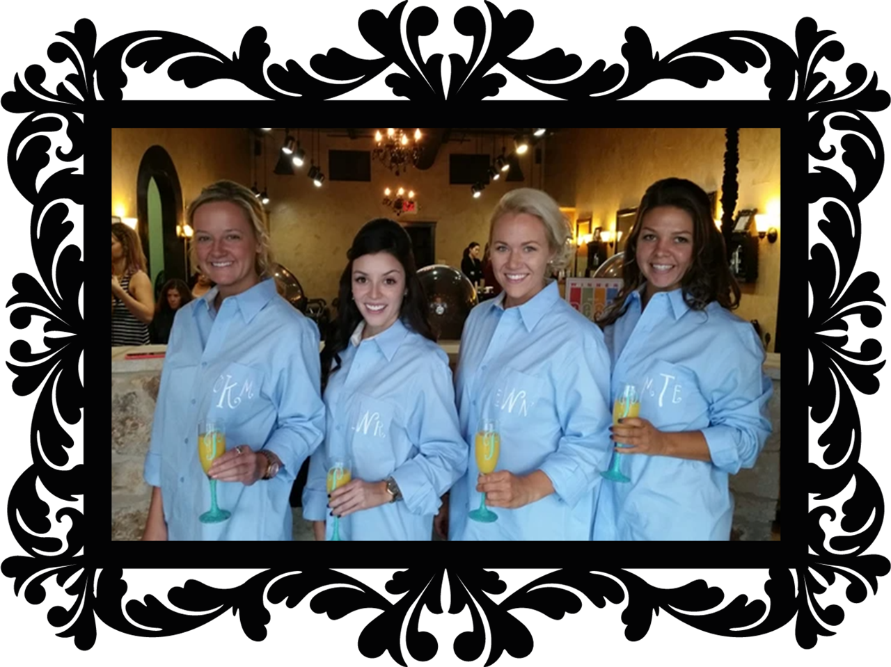 Four Women in a Bridal Party — Georgetown, TX — Posh Salon Four Women in a Bridal Party — Georgetown, TX — Posh Salon