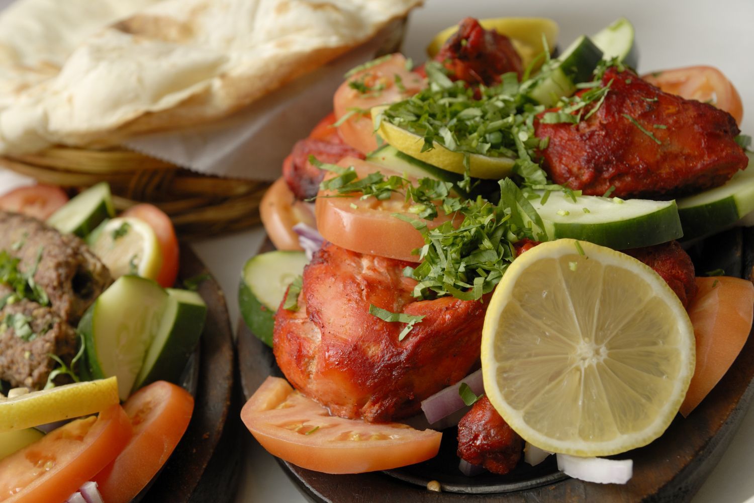 Indian cuisine dish in a North Shore restaurant