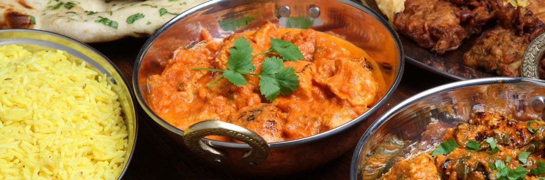 Different curries cooked at an Indian restaurant on the North Shore