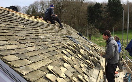 roof damage repairs