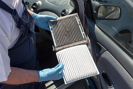 Air filter changing