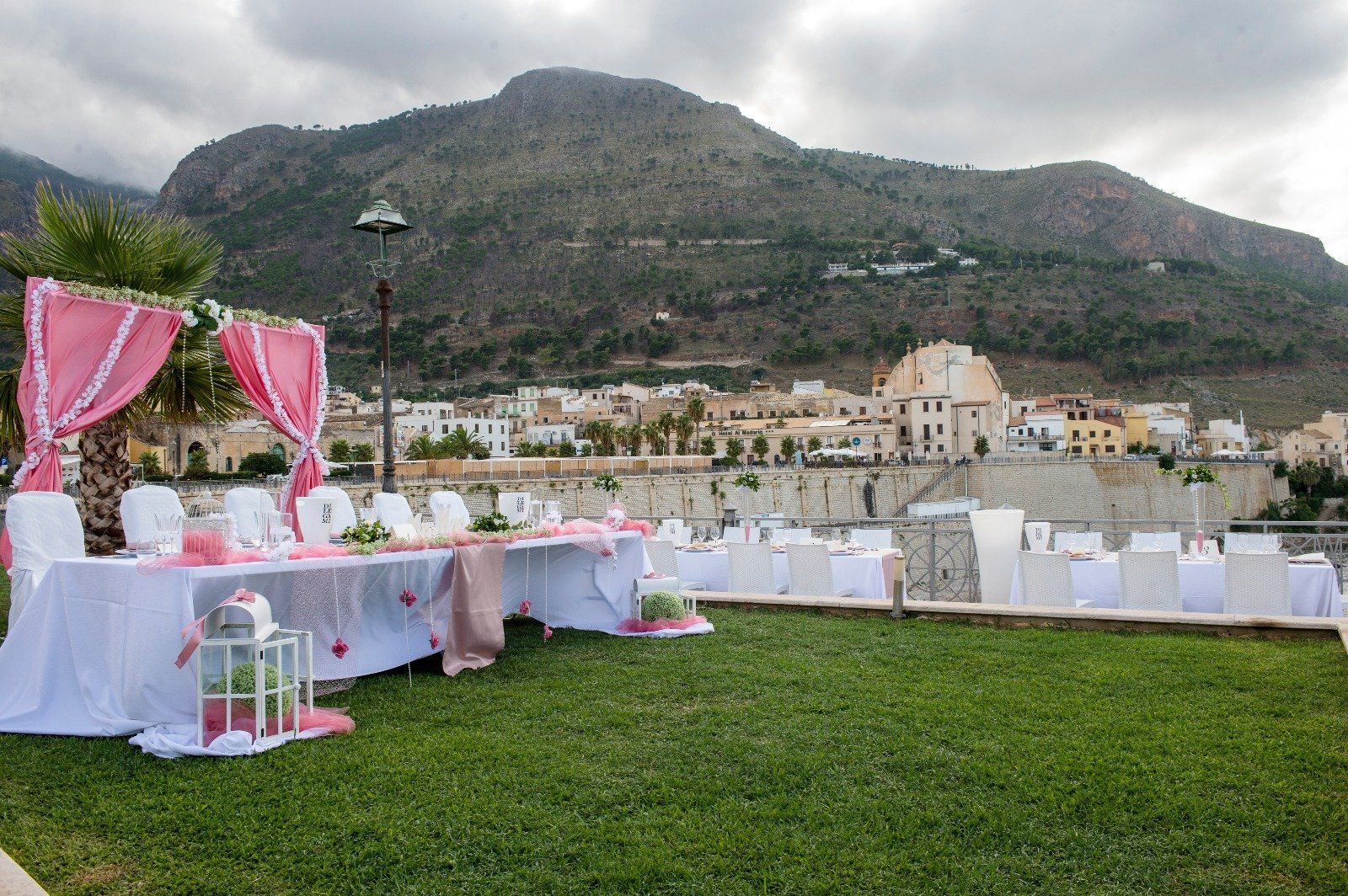 buffet in giardino