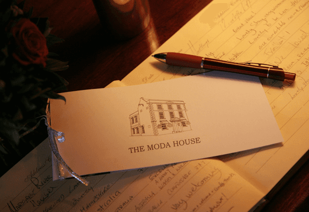 The Moda House B&B Guest Book Chipping Sodbury, Bristol