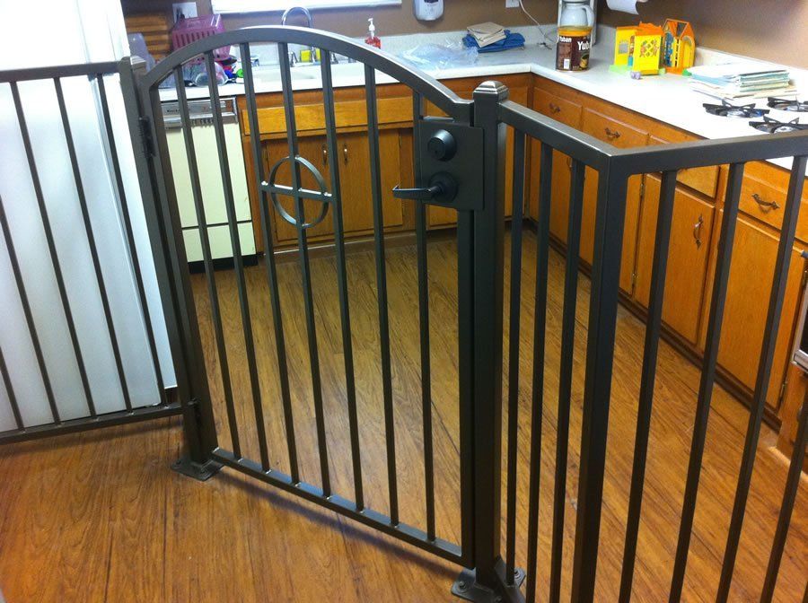 Kitchen Entry Gate — Ste. K Santee, CA — Sam's Fencing Inc.