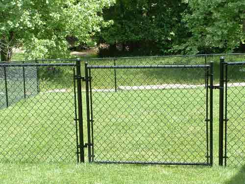 Chain Link Fence Entrance — Ste. K Santee, CA — Sam's Fencing Inc.