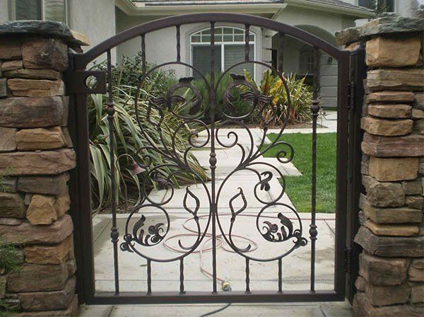 Unique Iron Entry Design — Ste. K Santee, CA — Sam's Fencing Inc.
