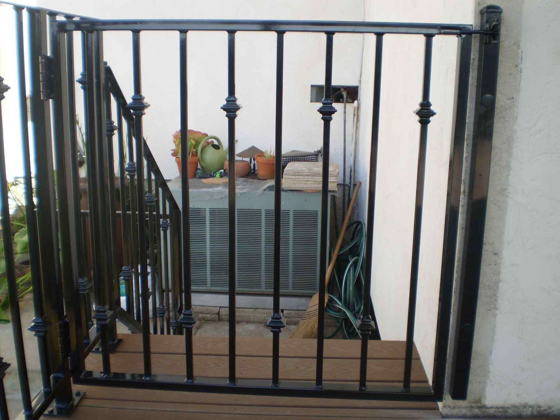 Fence with Stair — Ste. K Santee, CA — Sam's Fencing Inc.