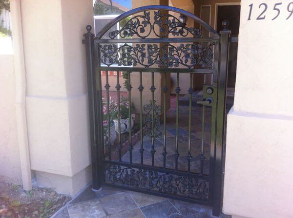 Newly Installed Entry Gate — Ste. K Santee, CA — Sam's Fencing Inc.