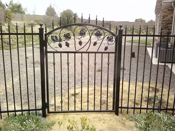 Vacant Lot Fence — Ste. K Santee, CA — Sam's Fencing Inc.
