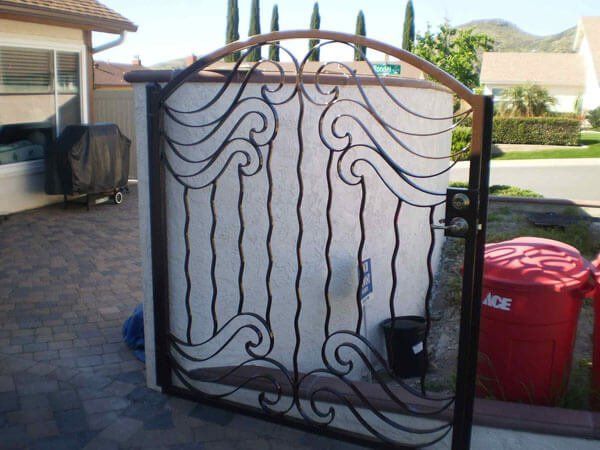 Iron Entry Gate — Ste. K Santee, CA — Sam's Fencing Inc.