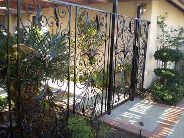 Side View Of An Entry Gate — Ste. K Santee, CA — Sam's Fencing Inc.