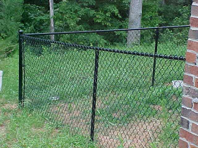 Black Chain Link Fence — Ste. K Santee, CA — Sam's Fencing Inc.