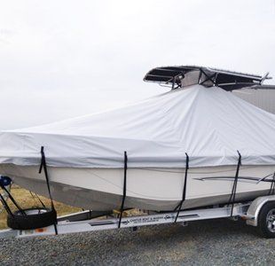 Boat with canvas cover - Marine Fabrication in Indian Trail, NC Boat with canvas cover - Marine Fabrication in Indian Trail, NC