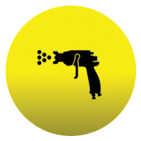 shot blasting instrument icon