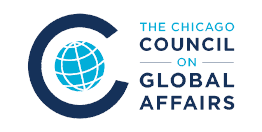 The logo for the chicago council on global affairs