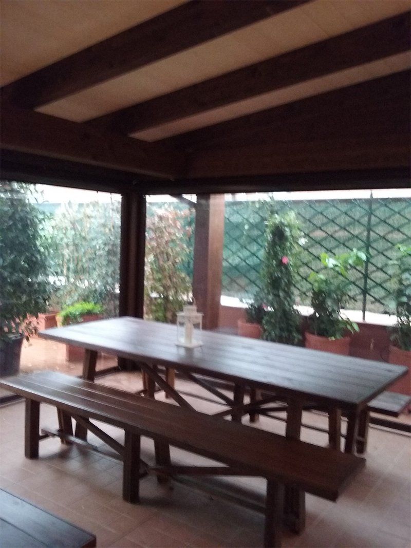 copertura in legno