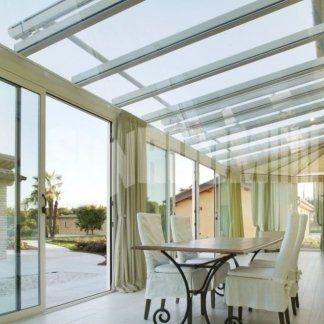 veranda arredata