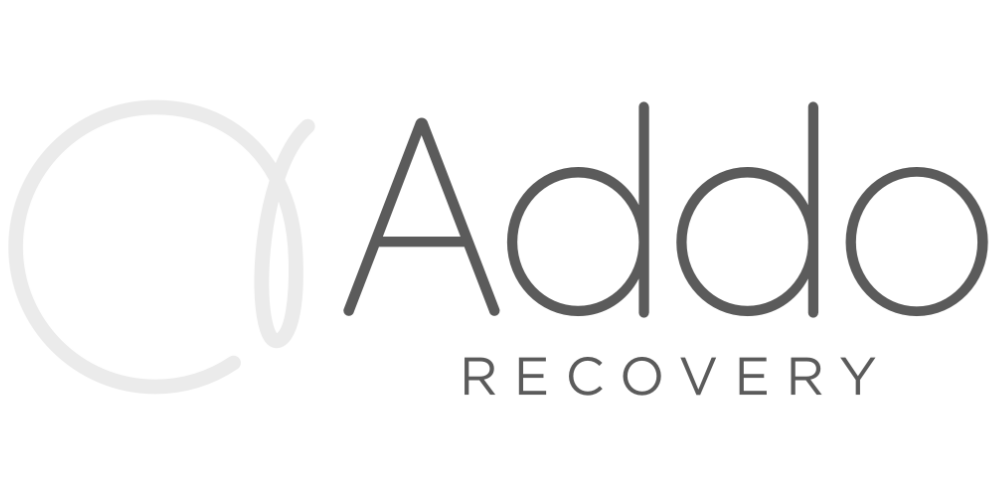 A logo for addo recovery is shown on a white background.