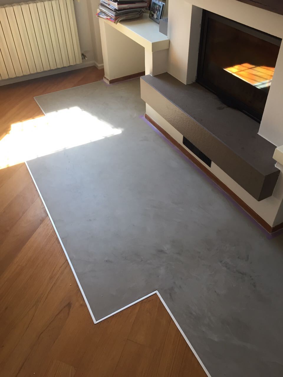 Verniciatura parete in gruppo