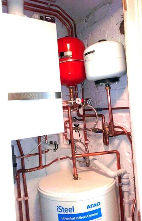 New ATAG Boiler & Unvented hot water cylinder